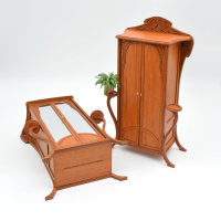 Art Nouveau Kledingkast